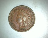 1880 Indian Head Cent VF/EF