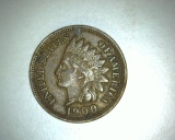 1900 Indian Head Cent EF/AU