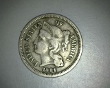 1881 Nickel Three Cent VF