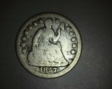 1857 Seated Liberty Half Dime