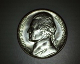 1945 S Silver Wartime Nickel BU