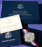 2004 Thomas Alva Edison Silver UNC Dollar BOX & COA