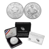 2015 U.S. Marshals Service 225th Anniversary Silver Dollar UNC Box & COA