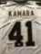 Autographed/Signed Alvin Kamara New Orleans White Football Jersey JSA COA