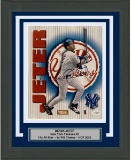 Framed Autographed/Signed Derek Jeter New York Yankees 8x10 Baseball Photo JSA COA
