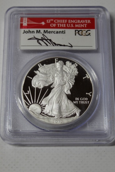 2012 S 1 oz. American Silver Eagle PR70 DCAM PCGS -- The Perfect Coin