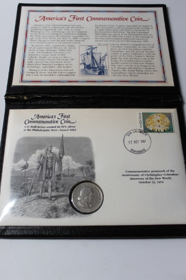 America's First Commemorative Coin - 1893 Silver Columbus Exposition Half Dollar