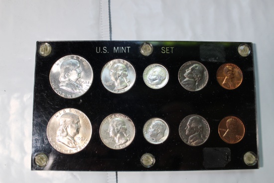 1962 P+D Uncirculated Mint Sets Capital Holder