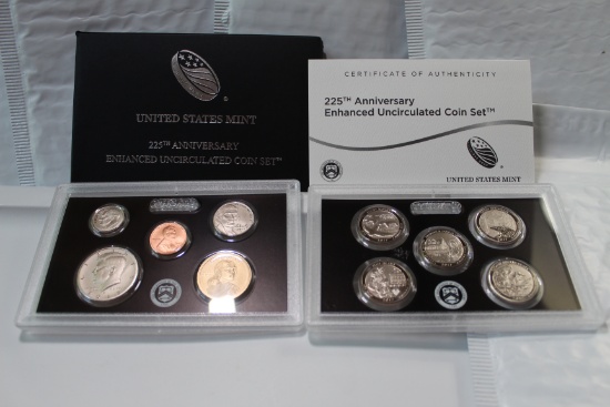 2017 US 225th Anniversary Enhanced Uncirculated Coin Set