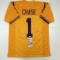 Autographed/Signed Ja'Marr Chase LSU Yellow College Football Jersey JSA COA