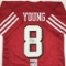 Autographed/Signed Steve Young San Francisco Red Shadow Football Jersey JSA COA