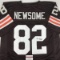 Autographed/Signed Ozzie Newsome HOF 99 Cleveland Football Brown Jersey JSA COA