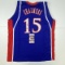 Autographed/Signed Mario Chalmers Kansas Blue College Basketball Jersey JSA COA