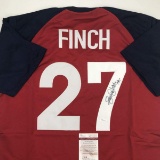Autographed/Signed Jennie Finch USA Red Team United States Softball Jersey JSA COA