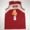 Autographed/Signed Spud Webb Atlanta Red Basketball Jersey JSA COA