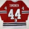 Autographed/Signed Kimmo Timonen Chicago Red Hockey Jersey JSA COA
