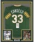 Framed Autographed/Signed Jose Canseco 33x42 Oakland Green Baseball Jersey JSA COA
