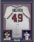 Framed Autographed/Signed John Rocker 33x42 Atlanta White Baseball Jersey PSA/DNA COA