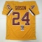 Autographed/Signed Antonio Gibson Washington Yellow Football Jersey JSA COA