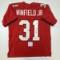 Autographed/Signed Antoine Winfield Jr Tampa Bay Red Football Jersey PSA/DNA COA