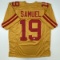 Autographed/Signed Deebo Samuel San Francisco Gold Football Jersey JSA COA