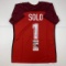 Autographed/Signed Hope Solo Red Soccer Team USA World Cup Jersey JSA COA