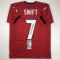 Autographed/Signed D'Andre Swift Georgia Red College Football Jersey JSA COA