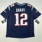 Autographed Tom Brady New England Patriots Blue Authentic Nike Limited Jersey Fanatics COA/LOA