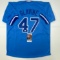 Autographed/Signed Tom Glavine Atlanta Light Blue Baseball Jersey JSA COA