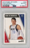 Graded 2018-19 Panini Stickers Luka Doncic #428 European Italy RC Basketball Card PSA 10 Gem Mint