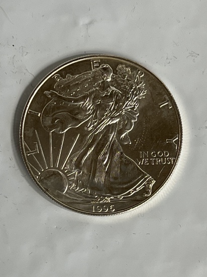 1996 1 oz. Silver American Eagle BU