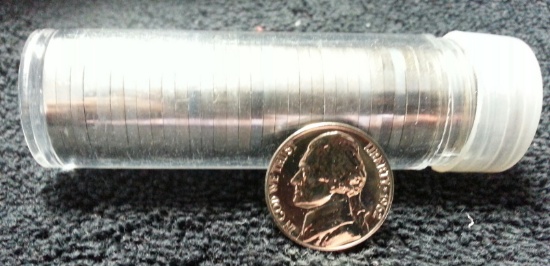 Roll of 40 1962 Proof Jefferson Nickels
