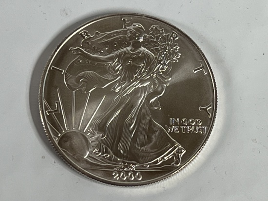 2000 1 oz $1 American Silver Eagle BU