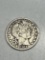 1911 Barber Half Dollar VG