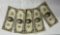 (5) 1950 $20 Federal Reserve Notes