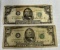 (2) 1950 $50 Federal Reserve Notes