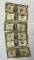 $30 Face $5 Notes - Red Seal-Silver Certificates-Federal Reserve Notes - Impaired