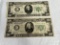 (2) 1934 $20 Federal Reserve Note