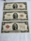 1928-1953-1963 $2 Red Seal Notes