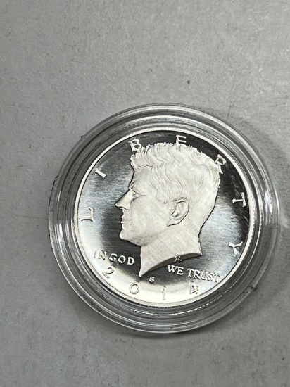 2014 S 90% Silver Kennedy Half Dollar ENHANCED UNCIRCULATED