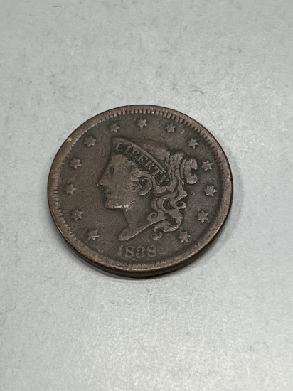 1838 Large Cent