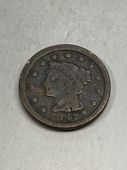 1847 Large Cent