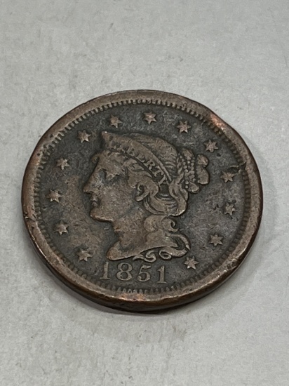 1851 Large Cent