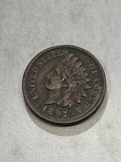 1897 Indian Head Cent EF