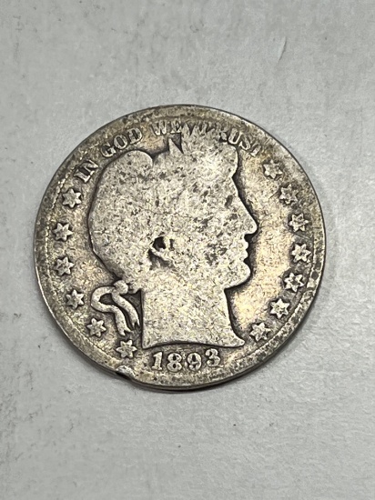 1893 Barber Half Dollar