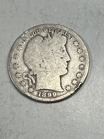 1899 S Barber Half Dollar
