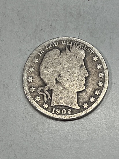 1902 O Barber Half Dollar