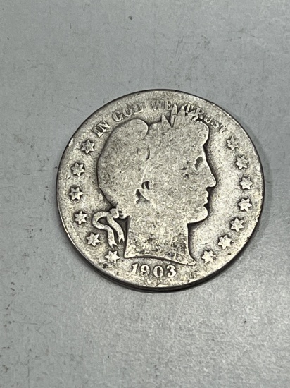 1903 S Barber Half Dollar
