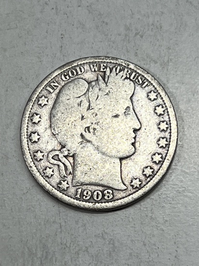 1908 O Barber Half Dollar VG