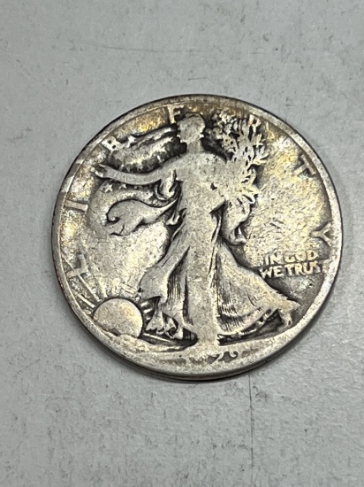 1929 D Walking Liberty Half Dollar